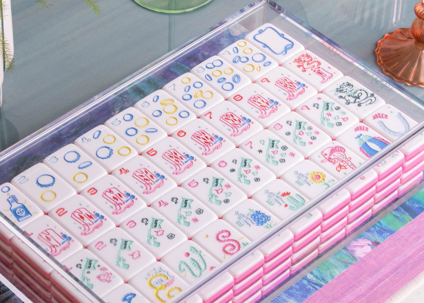 Miss Cowgirl: Mahjong Tile Set (Pre-Order)