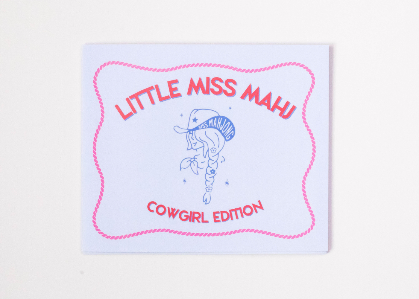 Little Miss Mahj Playing Card - Cowgirl Edition