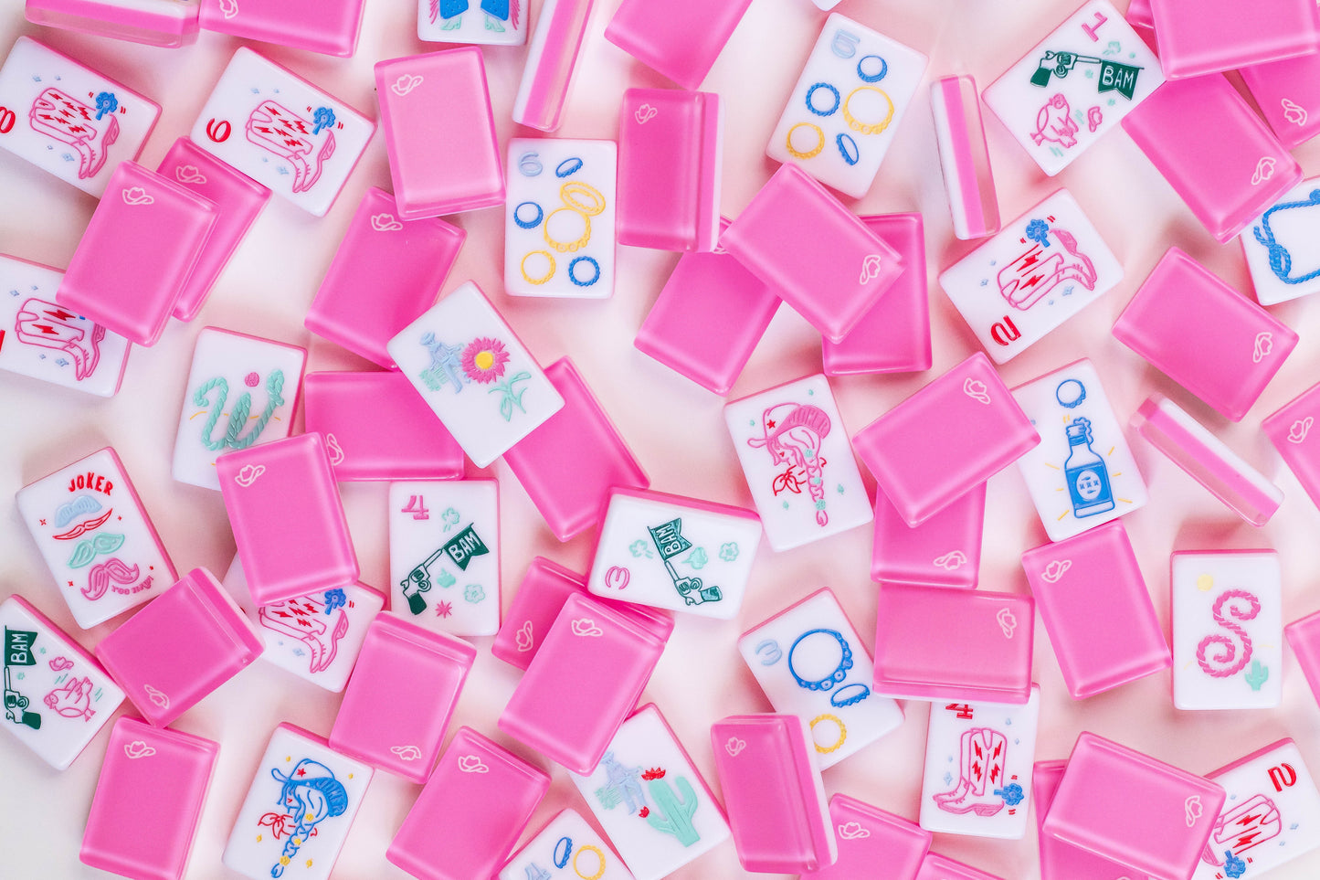 Miss Cowgirl: Mahjong Tile Set (Pre-Order)