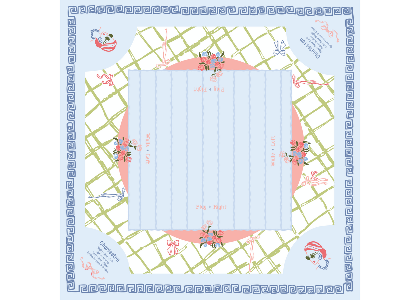 Lattice Mahjong Playing Mat (PRE-ORDER)