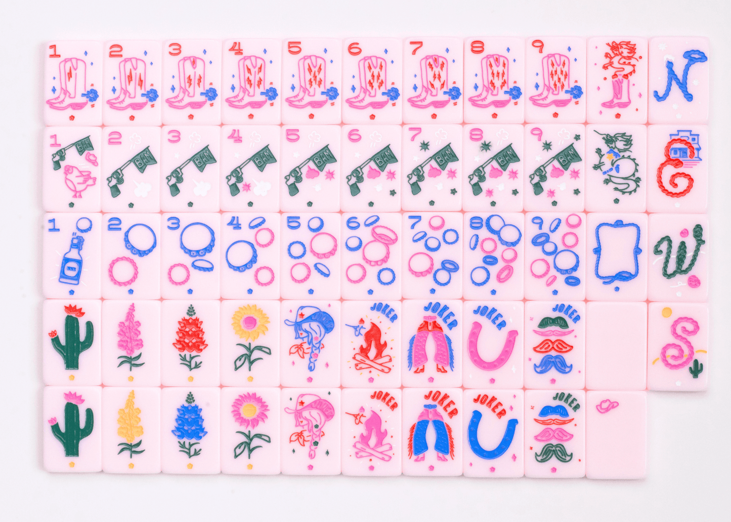 Mini Miss Cowgirl: Travel Mahjong Bundle (PRE-ORDER)