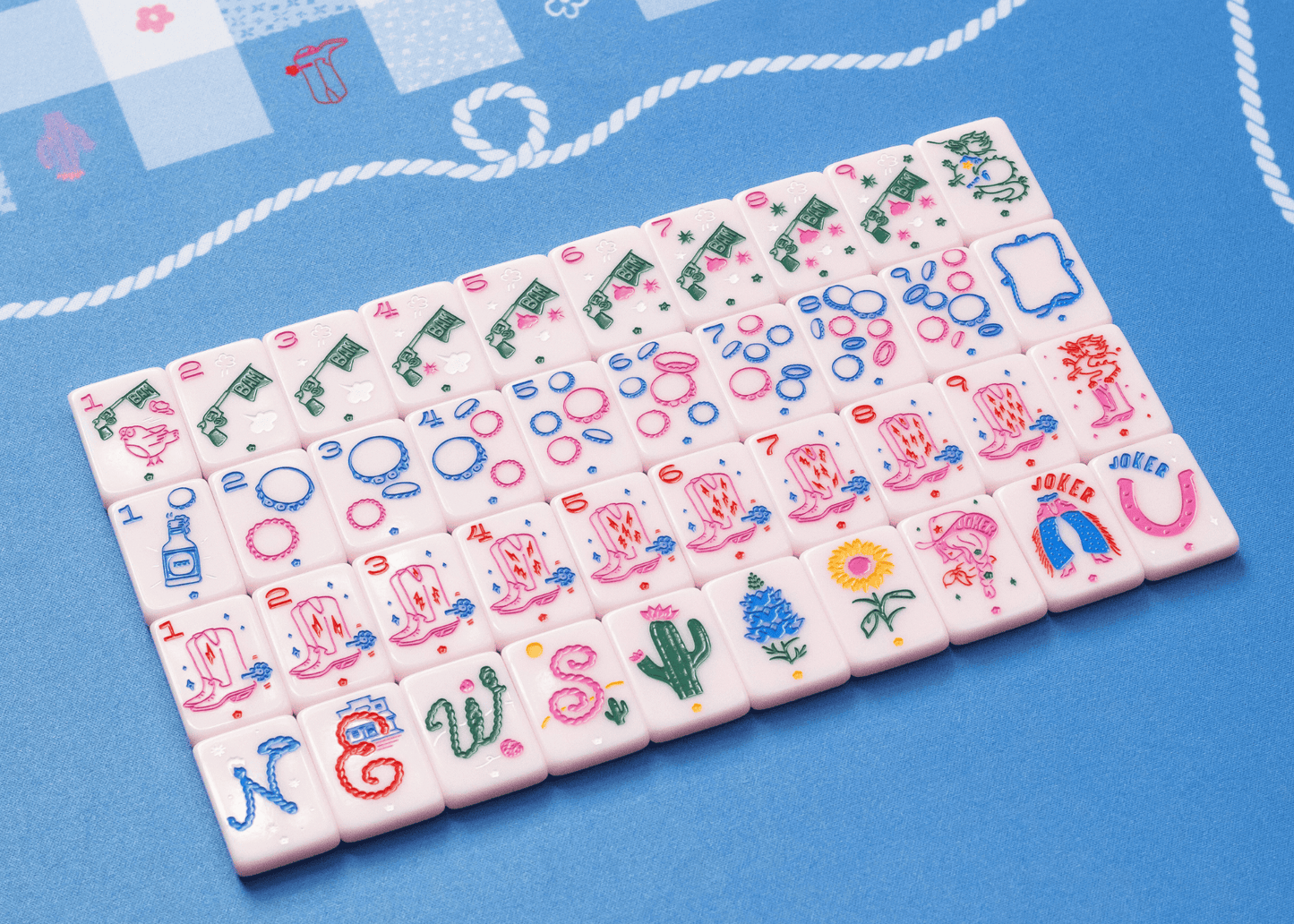 Mini Miss Cowgirl: Travel Mahjong Bundle (PRE-ORDER)