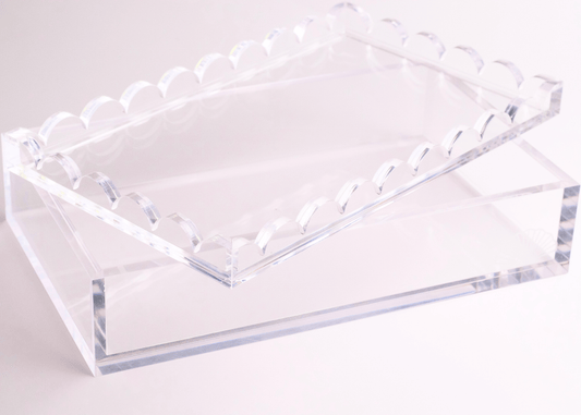 Scalloped Acrylic Box (PRE-ORDER)