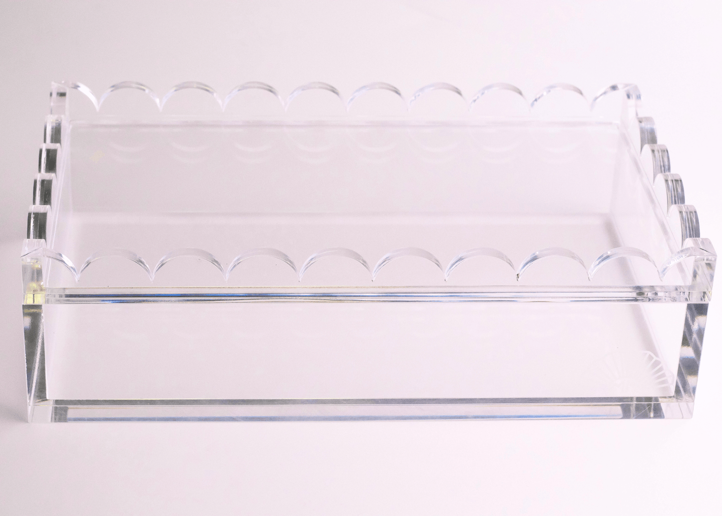 Scalloped Acrylic Box (PRE-ORDER)
