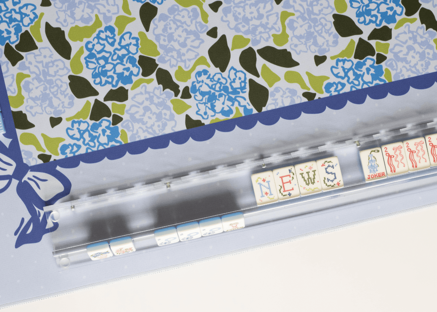 Clear Acrylic Racks with Scalloped Pusher