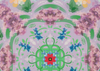 Lavender Garden Party Mahjong Playing Mat