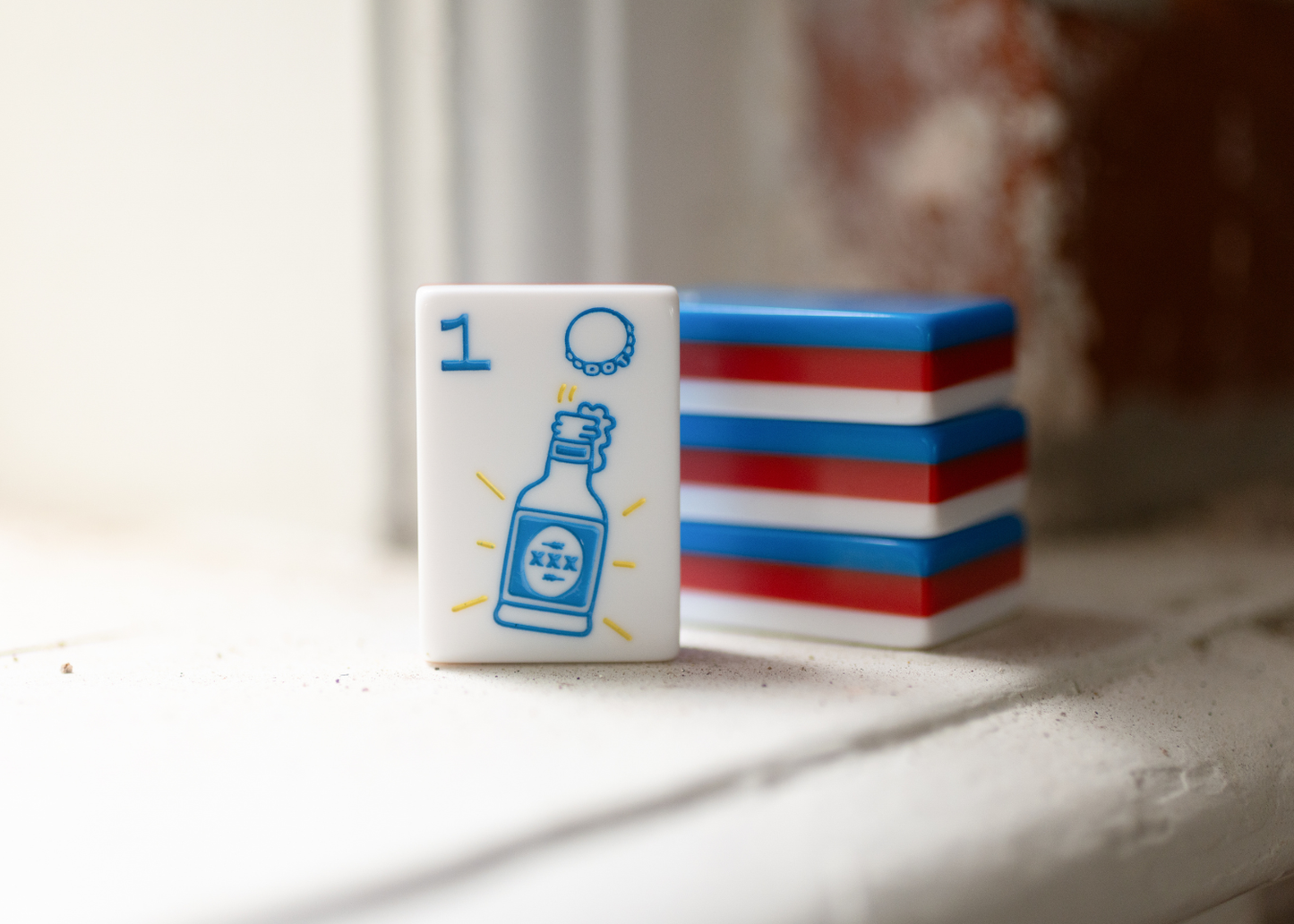 Miss Cowgirl Americana: Mahjong Tile Set