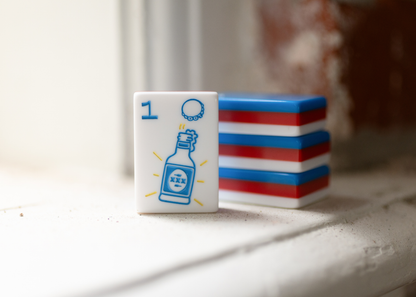 Miss Cowgirl Americana: Mahjong Tile Set
