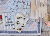 Miss Darling Cameo Blue: Mahjong Tile Set