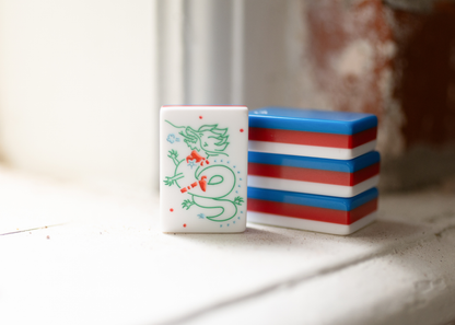 Miss Cowgirl Americana: Mahjong Tile Set