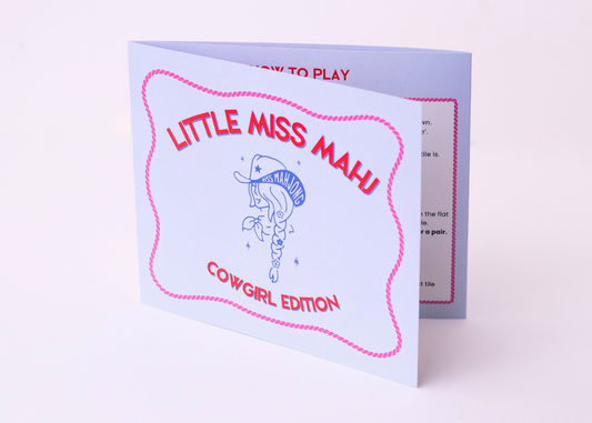 Little Miss Mahj Playing Card - Cowgirl Edition