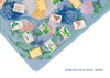 Powder Blue Garden Party Mahjong Playing Mat