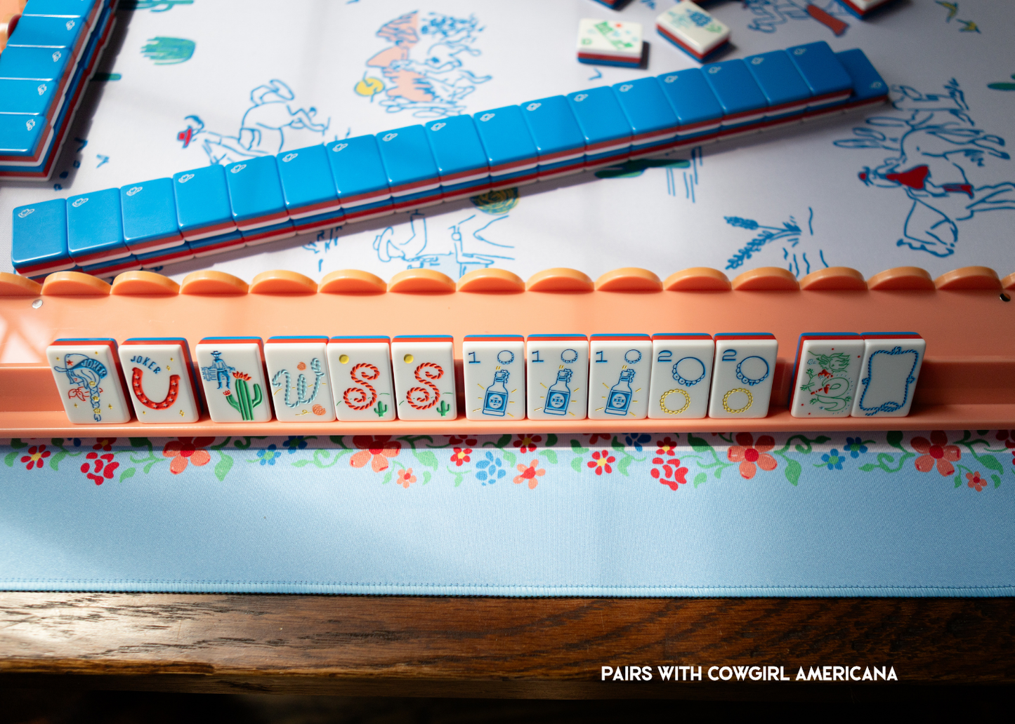 Wild West Mahjong Playing Mat