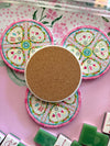 Chintz Mahjong Coasters