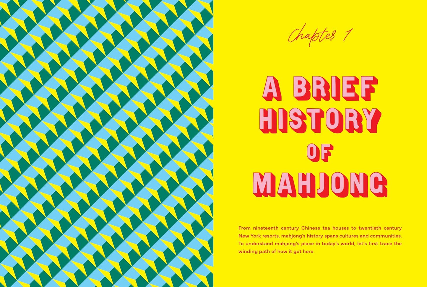 "Play Mahjong!" Hardcover Book