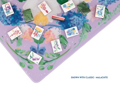 Lavender Garden Party Mahjong Playing Mat