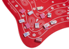 Bandit Mahjong Playing Mat - Poppy Red
