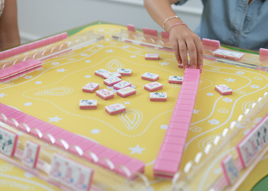 Bandit Mahjong Playing Mat - Butter Yellow