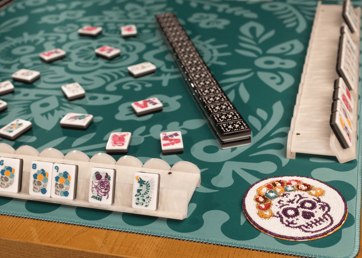 Miss Catrina set with the Papel Picado mat