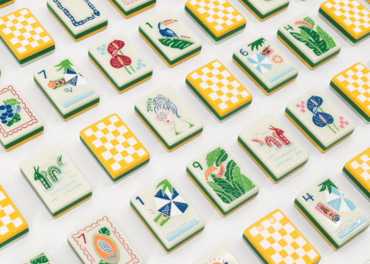 Miss Out Of Office: Mahjong Tile Set