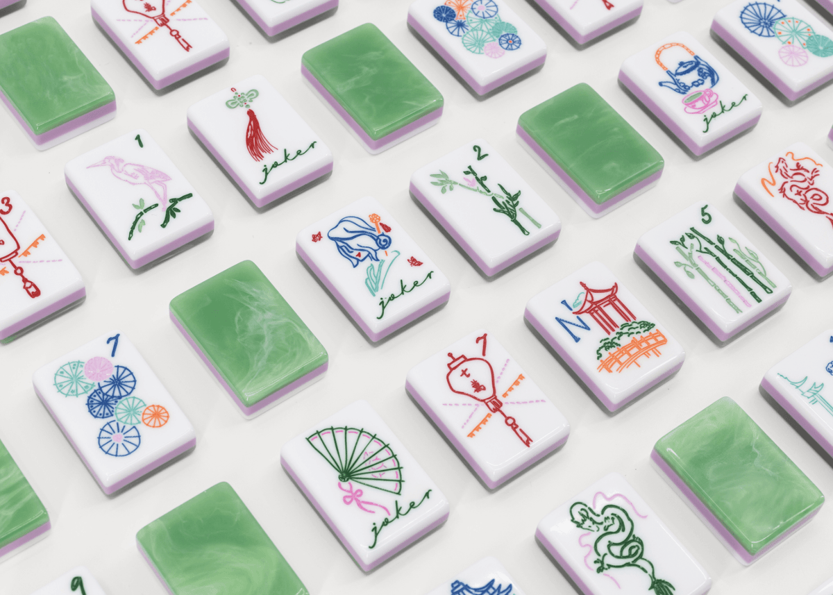 Miss Classic Jade: Mahjong Tile Set