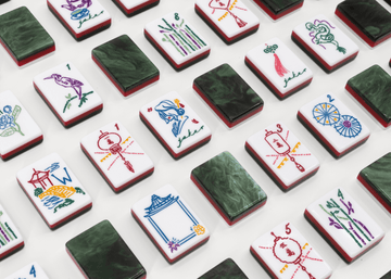 Miss Classic: Mahjong Tile Set - Malachite