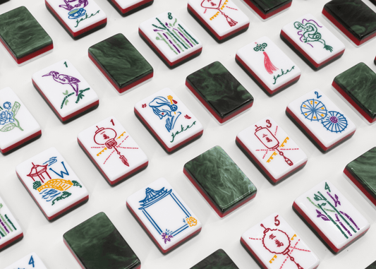 Miss Classic: Mahjong Tile Set - Malachite