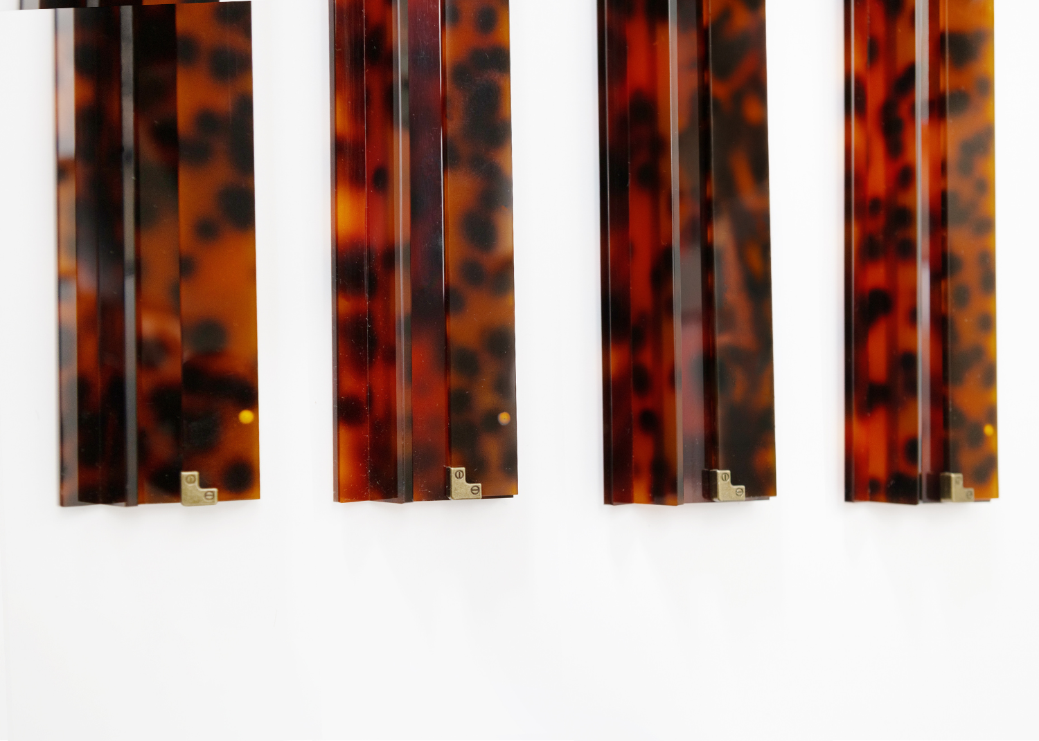 Dark Tortoise and Brass Acrylic Racks – Miss Mahjong