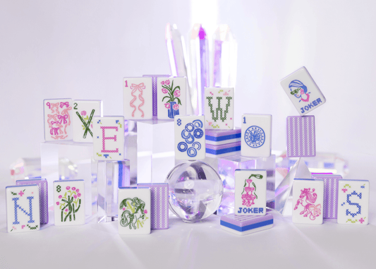 Miss Darling: Mahjong Tile Set - Lilac