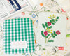 Hand-Beaded Flower Tile Coasters - Mixed Flowers