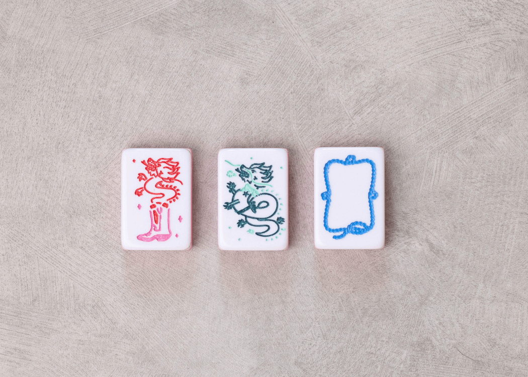 Miss Cowgirl: Mahjong Tile Set Pre-Order