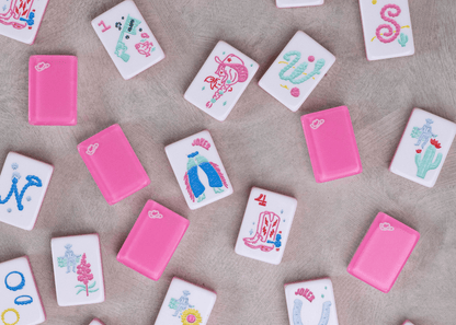 Miss Cowgirl: Mahjong Tile Set Pre-Order