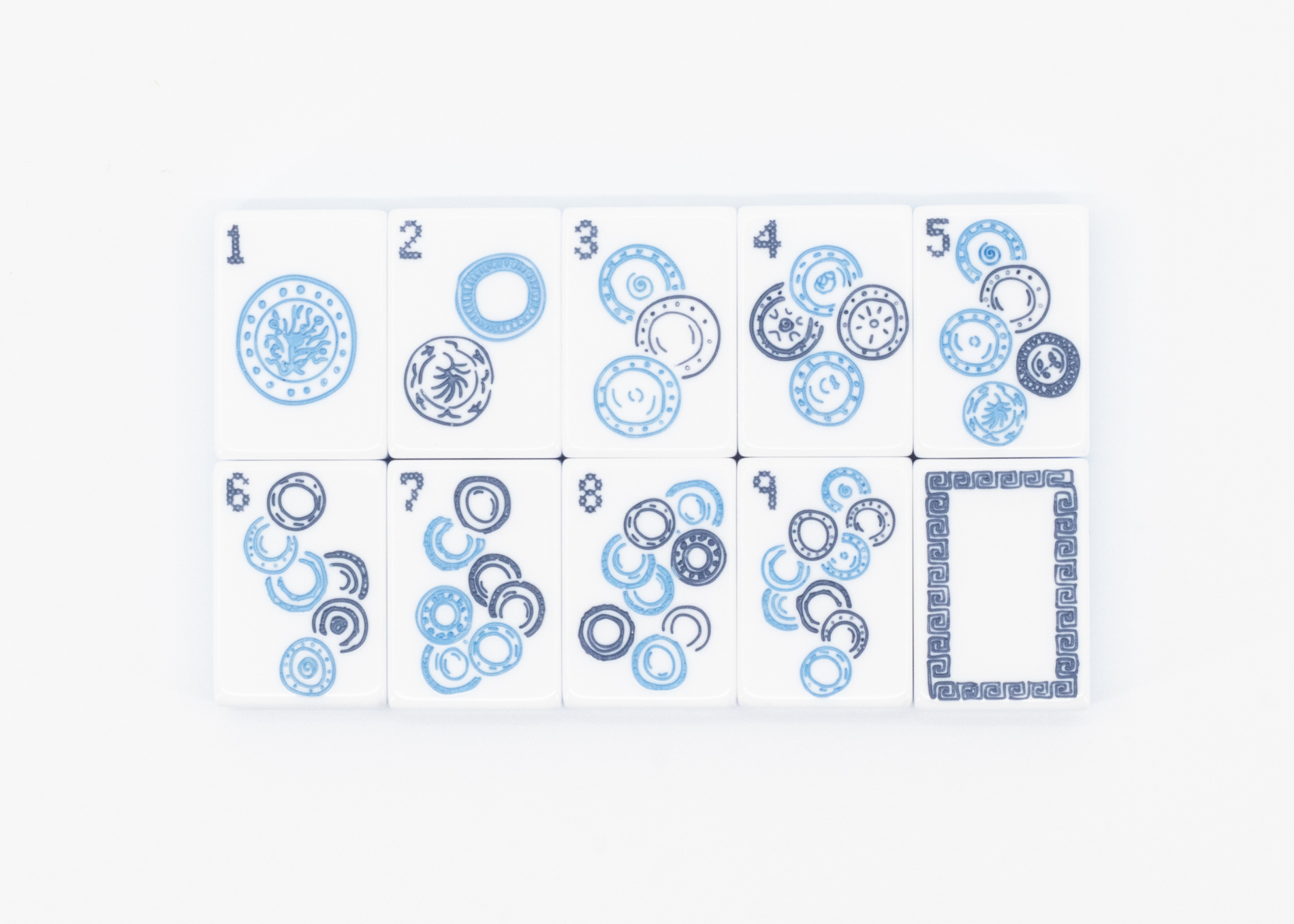 Miss Darling Cameo Blue: Mahjong Tile Set – Miss Mahjong