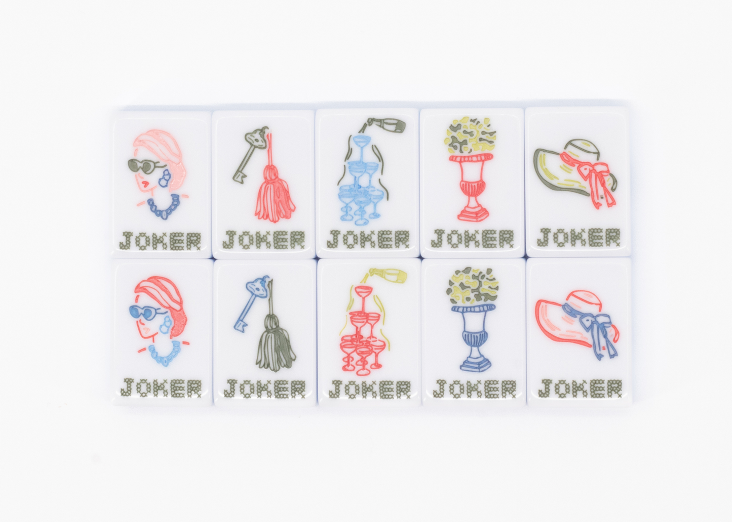 Miss Darling: Mahjong Tile Set