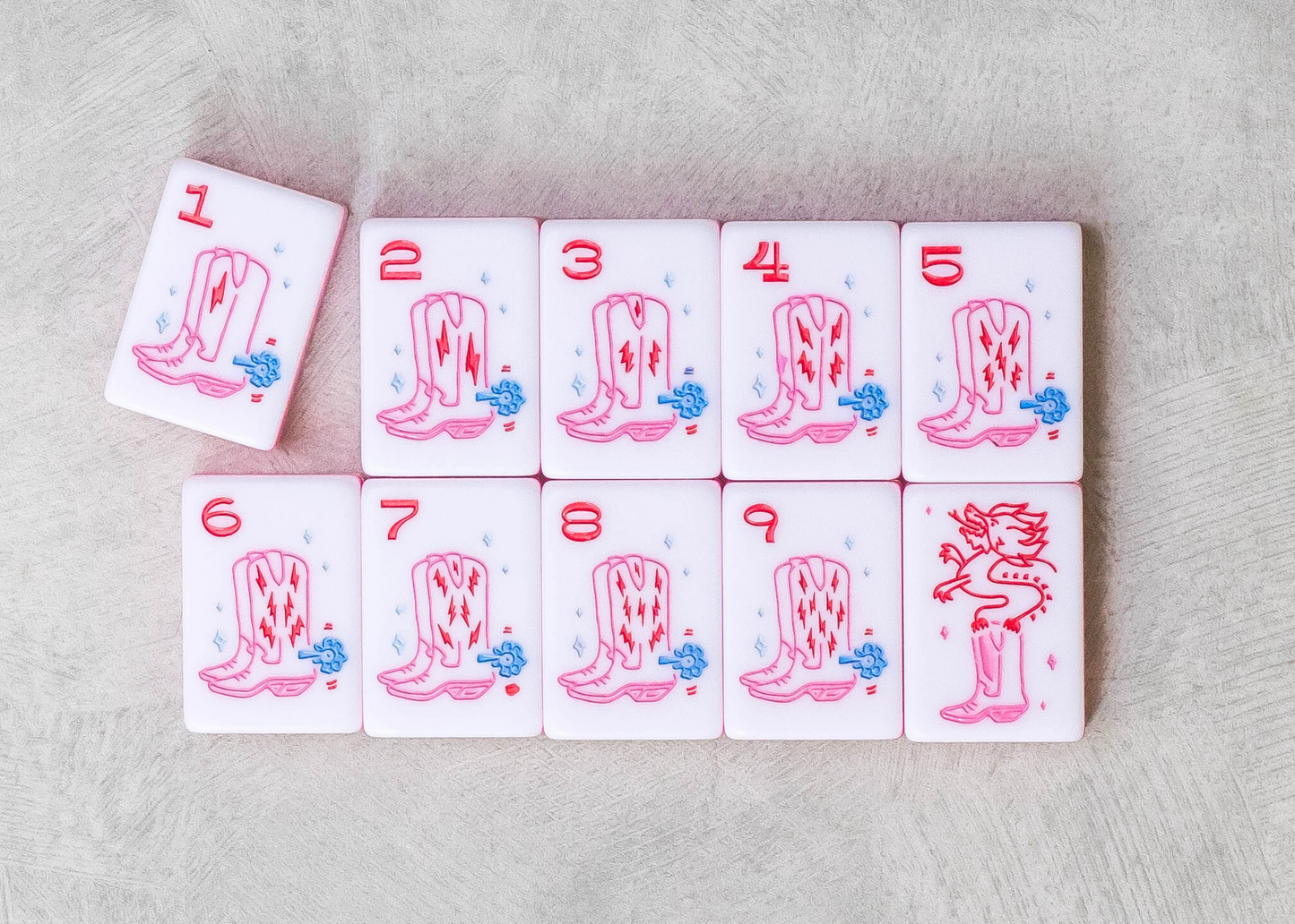 Miss Cowgirl: Mahjong Tile Set (PRE-ORDER)