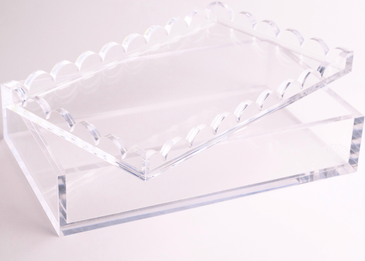 Scalloped Acrylic Box (PRE-ORDER)