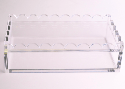 Scalloped Acrylic Box (PRE-ORDER)