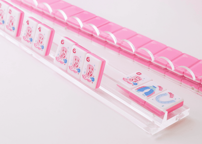 Clear Acrylic Racks with Scalloped Pusher