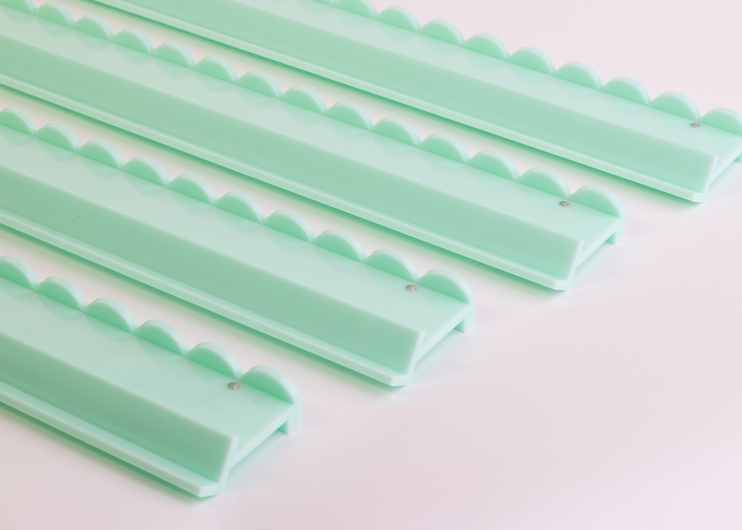 Scalloped Acrylic Racks