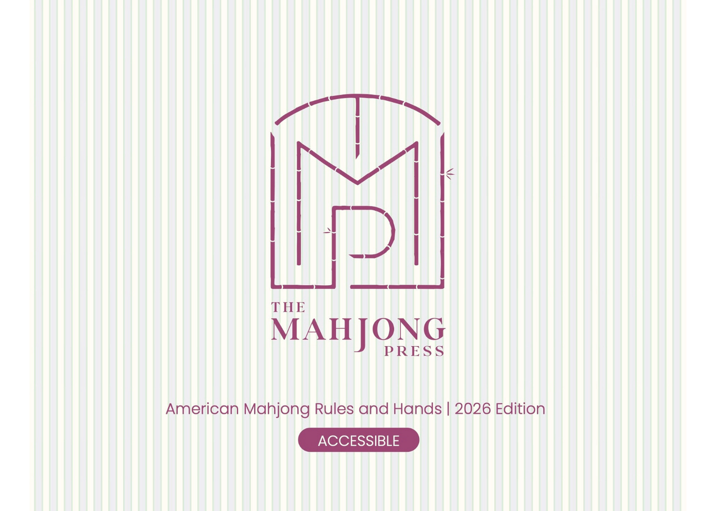 2026 American Mahjong Card – Accessible Edition