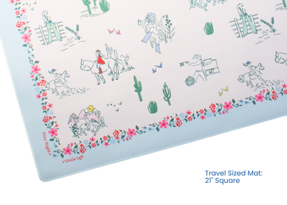 Wild West Travel Mat 21"x21" [PRE-ORDER]